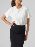 Vero Moda T-shirt Awnaima Donna 10294544 Snow White - Bianco