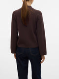 Vero Moda Cardigan Awhanna Donna 10297844 Chocolate Torte - Marrone