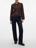 Vero Moda Cardigan Awhanna Donna 10297844 Chocolate Torte - Marrone