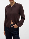 Vero Moda Cardigan Awhanna Donna 10297844 Chocolate Torte - Marrone