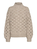 Vero Moda Pullover Donna 10322702 Natural Melange - Avorio