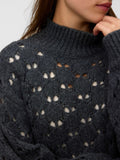 Vero Moda Pullover Donna 10322702 Dark Grey Melange - Grigio