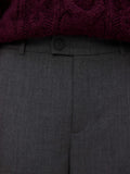 Vero Moda Pantalone Straight Vmtexas Donna 10334103 Dark Grey Melange - Grigio