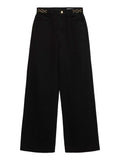 Vero Moda Jeans a Palazzo Donna 10334174 Black Denim - Nero