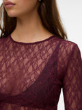 Vero Moda Top Donna 10334538 Catawba Grape - Bordeaux