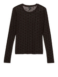 Vero Moda Maglia Vmlova Donna 10340014 Chocolate Torte Dot Flock - Marrone