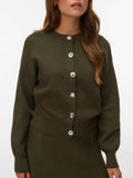 Vero Moda Cardigan Vmnoella Donna 10347061 Forest Night - Verde