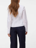 Vero Moda Camicia Casual Donna 10347795 Bright White - Bianco