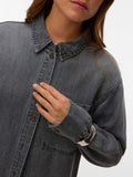 Vero Moda Camicia Jeans Awlucea Donna 10348191 Medium Grey Denim - Grigio