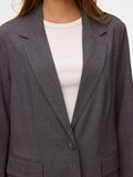 Vero Moda Blazer Donna 10348823 Dark Grey Melange - Grigio