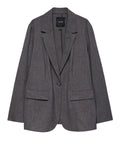 Vero Moda Blazer Donna 10348823 Dark Grey Melange - Grigio