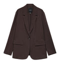Vero Moda Blazer Vmtexas Ls Loose Donna 10348823 Chocolate Torte Melange - Marrone