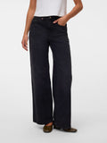 Vero Moda Jeans Wide Donna 10349326 Black Denim - Nero