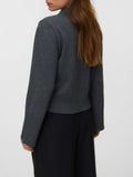 Vero Moda Cardigan Donna 10350141 Dark Grey Melange - Grigio
