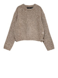 Vero Moda Pullover Donna 10350231 Cocoa Brown Melange ( As Sampl - Beige