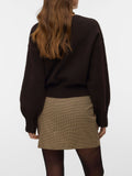 Vero Moda Pullover Vmkacy Donna 10350237 Chocolate Torte Melange - Marrone
