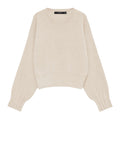 Vero Moda Pullover Vmkacy Donna 10350237 Birch Melange - Bianco