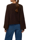 Vero Moda Cardigan Donna 10350372 Chocolate Torte Code 012 - Marrone