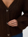 Vero Moda Cardigan Donna 10350372 Chocolate Torte Code 012 - Marrone