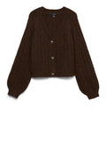 Vero Moda Cardigan Donna 10350372 Chocolate Torte Code 012 - Marrone