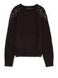 Vero Moda Pullover Donna 10350417 Chocolate Torte W. Birch Pearl - Marrone