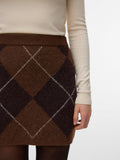 Vero Moda Gonna Mini Donna 10350490 Cocoa Brown W. Chocolate Torte - Marrone