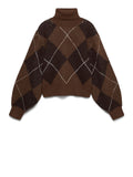 Vero Moda Pullover Donna 10350491 Cocoa Brown W. Chocolate Torte - Marrone