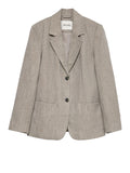 Vero Moda Blazer Awdarcie Donna 10350502 Walnut Herringbone - Avorio