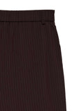 Vero Moda Pantalone Straight Donna 10350683 Chocolate Torte Stripe And Col - Marrone