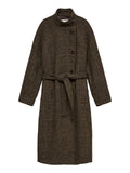 Vero Moda Cappotto Donna 10350911 Chocolate Torte Check - Marrone