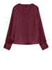 vero moda blusa donna 10350930 windsor wine bordeaux 168710759