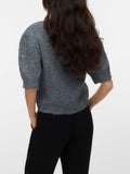 Vero Moda Pullover Donna 10352442 Dark Grey Melange Color 4004 W - Grigio