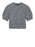 Vero Moda Pullover Donna 10352442 Dark Grey Melange Color 4004 W - Grigio