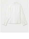 Vero Moda Camicia Casual Vmsophie Ls Gathering Donna 10354046 Snow White - Bianco