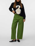 Vero Moda Pullover Donna 10355865 Black W. Snow White+oatmeal+bu - Nero