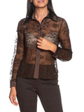 Yes Zee Camicia Casual Camicia Donna C027DU00 Moro - Marrone