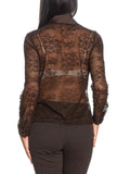 Yes Zee Camicia Casual Camicia Donna C027DU00 Moro - Marrone