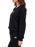 Yes Zee Felpa Donna F005NR00 - Nero