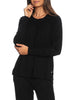yes zee maglia donna m052ru00 nero 161870723