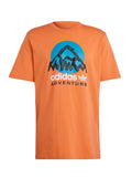 T-shirt Adidas da Uomo - Arancione