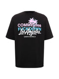 T-shirt Comme Des Fuckdown da Uomo - Nero