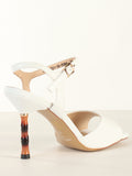 Sandalo Donna 431M-731-10-P084 - Bianco
