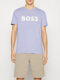T-shirt Hugo Boss da Uomo Viola