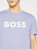 T-shirt Hugo Boss da Uomo Viola