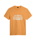 T-shirt Napapijri da Uomo Arancione