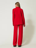 Pantalone Palazzo Pantalone Special Tailoring Donna 232AT2033 Geranium - Rosso