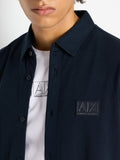 Camicia Armani Exchange da Uomo - Blu