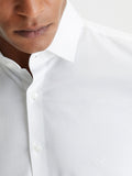 Camicia Calvin Klein Poplin Stretch da Uomo - Bianco