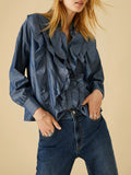 Camicia Linz Donna 2351160137200 Blue Jeans - Denim