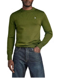 Pullover G-star Premium Core R Knit da Uomo - Verde